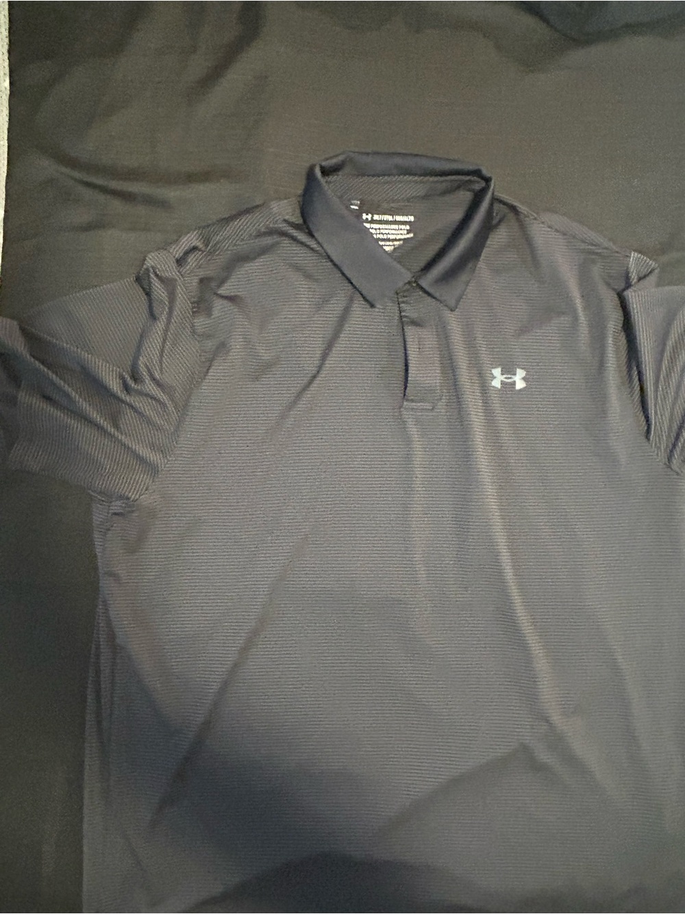 Under Armour Men's Dark Navy Performance Polo Shirt - Picture 2 of 6